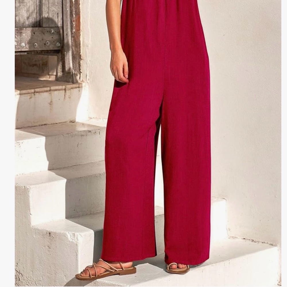 Kirundo Red Jumpsuit - Picture 4 of 6